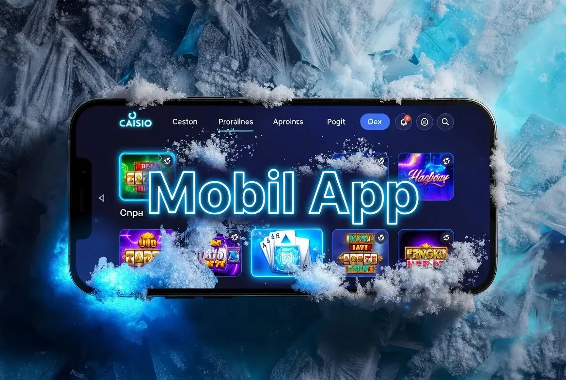 Ice Casino mobil alkalmazás képernyőkép Androidon a slot katalógussal